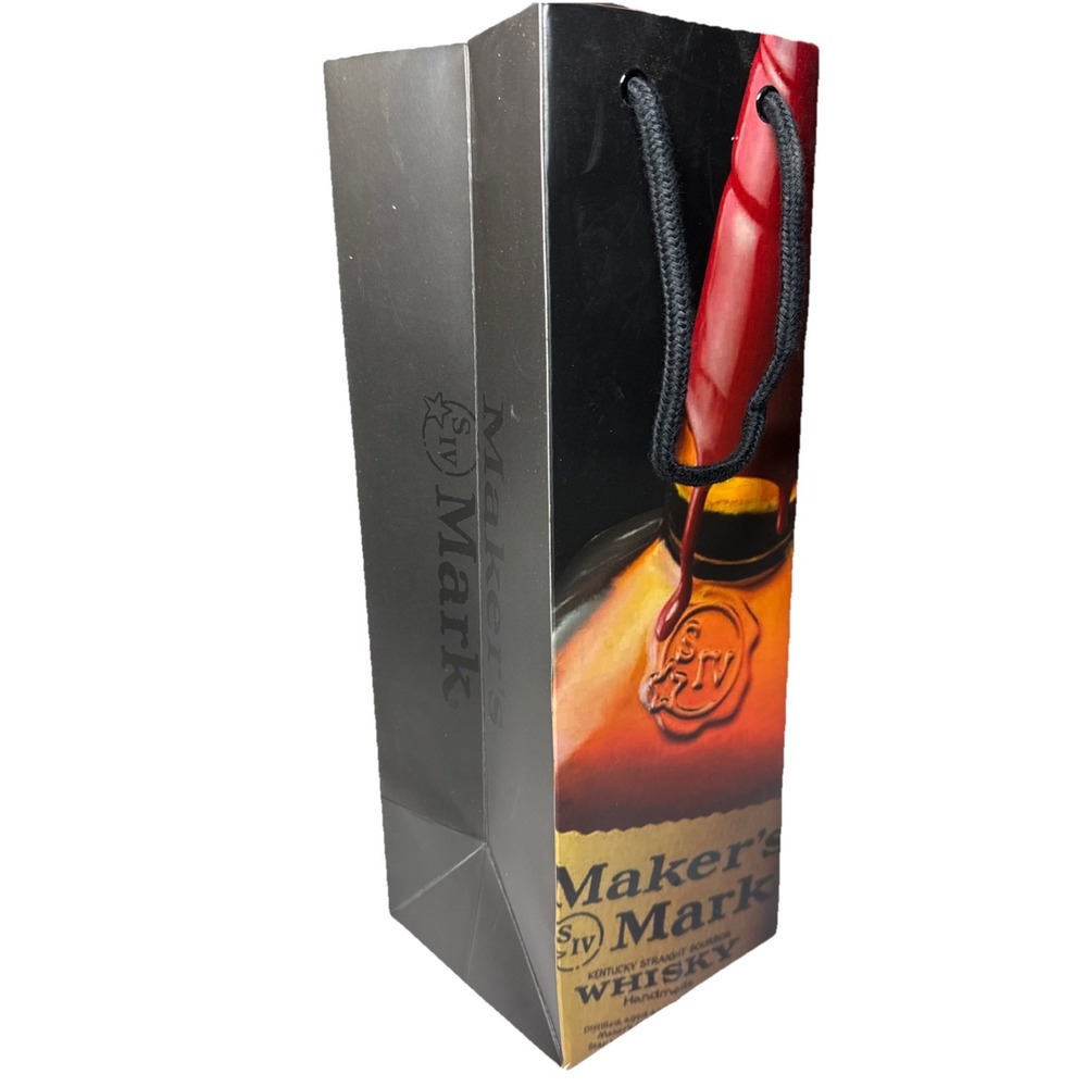 🇺🇸🔥MAKERS MARK KENTUCKY STRAIGHT BOURBON WHISKY GIFT BAG BAG 13x4.5" - Picture 3 of 4